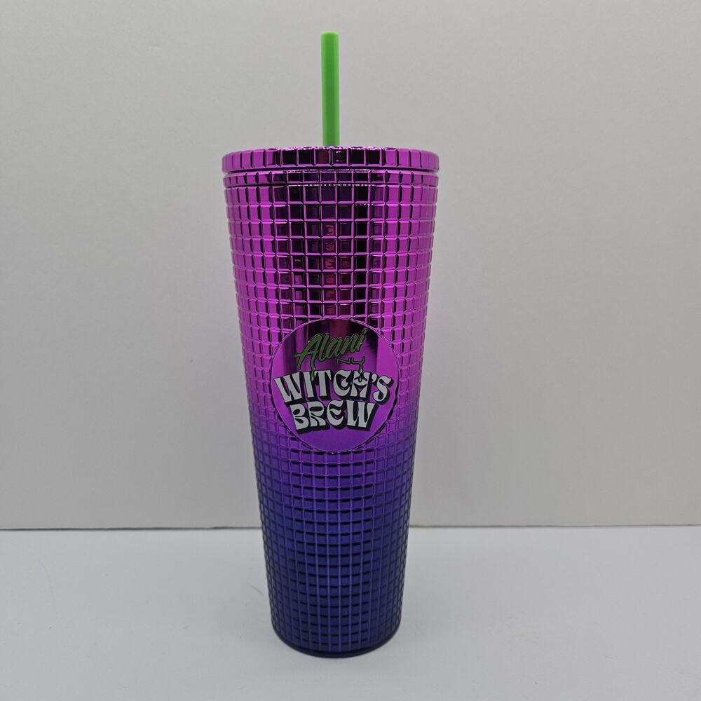 Alani Nu Witch's Brew Purple Tumbler Cup Halloween Straw Cup HTF